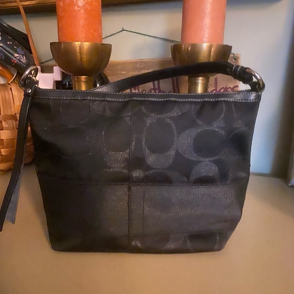 Signature Coach Lurex with studded leather strap and trim. - Picture 6 of 9